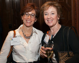 Felice Farber, Director of External Affairs, General Contractors Association of New York (left) with Rose Reichman